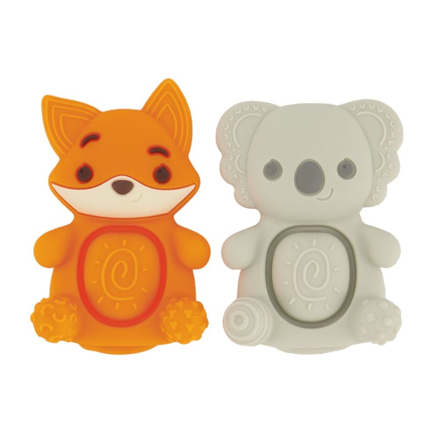 Baby Must-Haves Infantino | Teethimal Pop Pals Koala & Fox