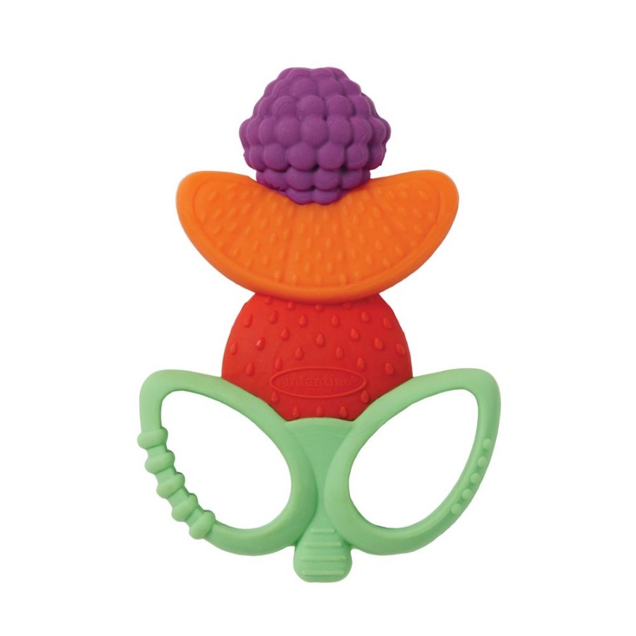 Toys Infantino | Lil' Nibbles Textured Silicone Teether - Fruit Kabob