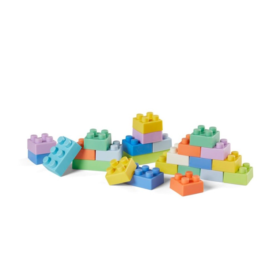 Toys Infantino | Super Soft 1St Building Blocks - 25 Piece Set