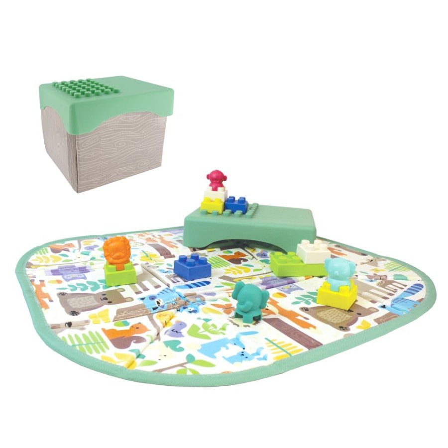 Baby Must-Haves Infantino | Super Soft 1St Building Blocks Play Mat & Activity Station