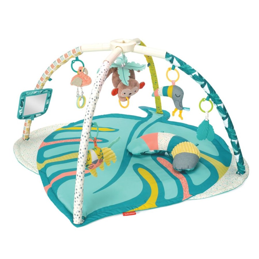 Gear Infantino | Deluxe Twist & Fold Activity Gym & Play Mat Tropical