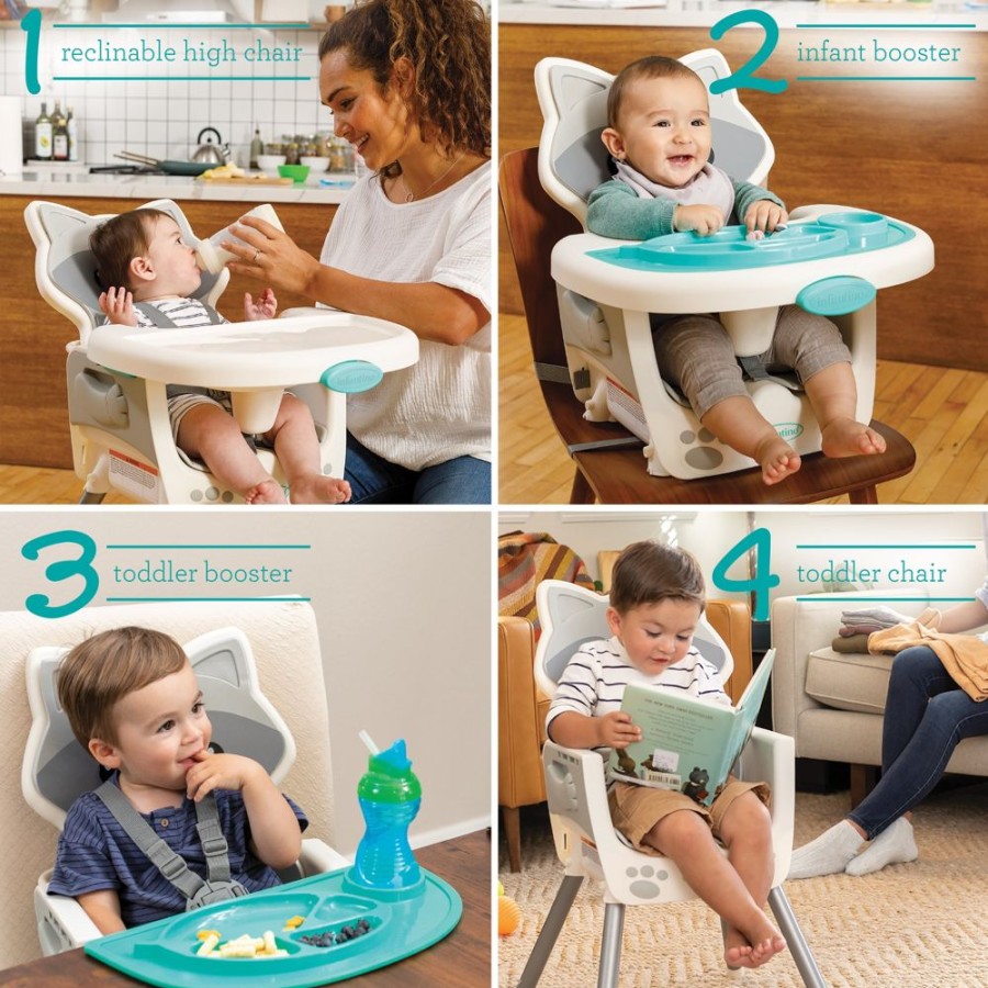 Baby Must-Haves Infantino | Grow-With-Me 4-In-1 Convertible High Chair - Raccoon