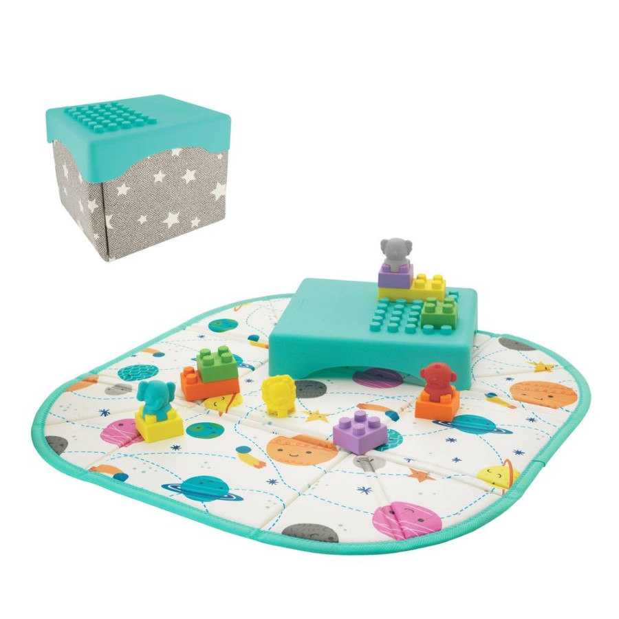 Baby Must-Haves Infantino | Super Soft 1St Building Blocks Play Mat & Activity Station