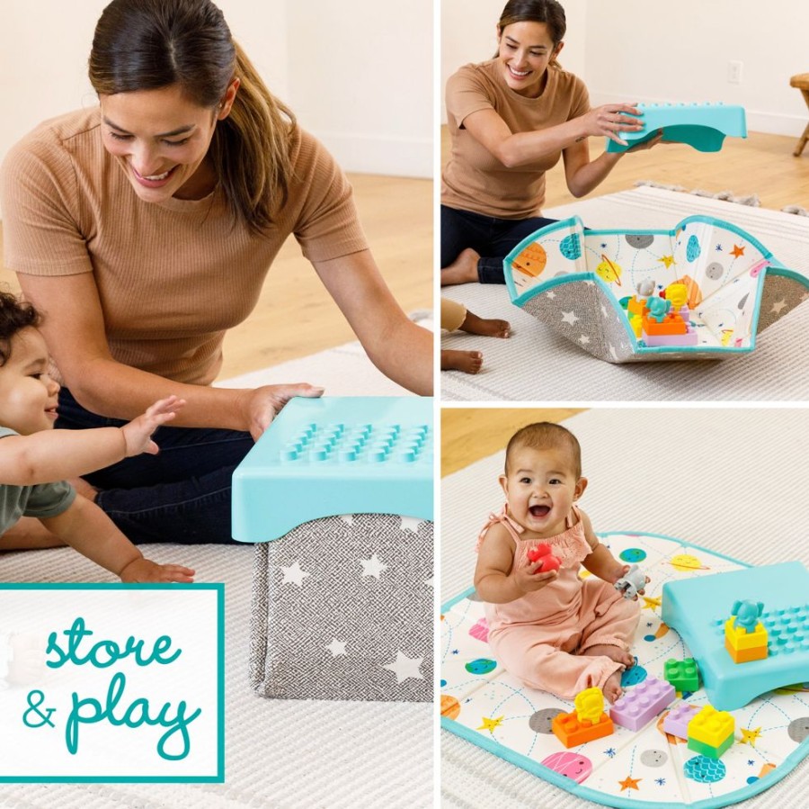 Baby Must-Haves Infantino | Super Soft 1St Building Blocks Play Mat & Activity Station