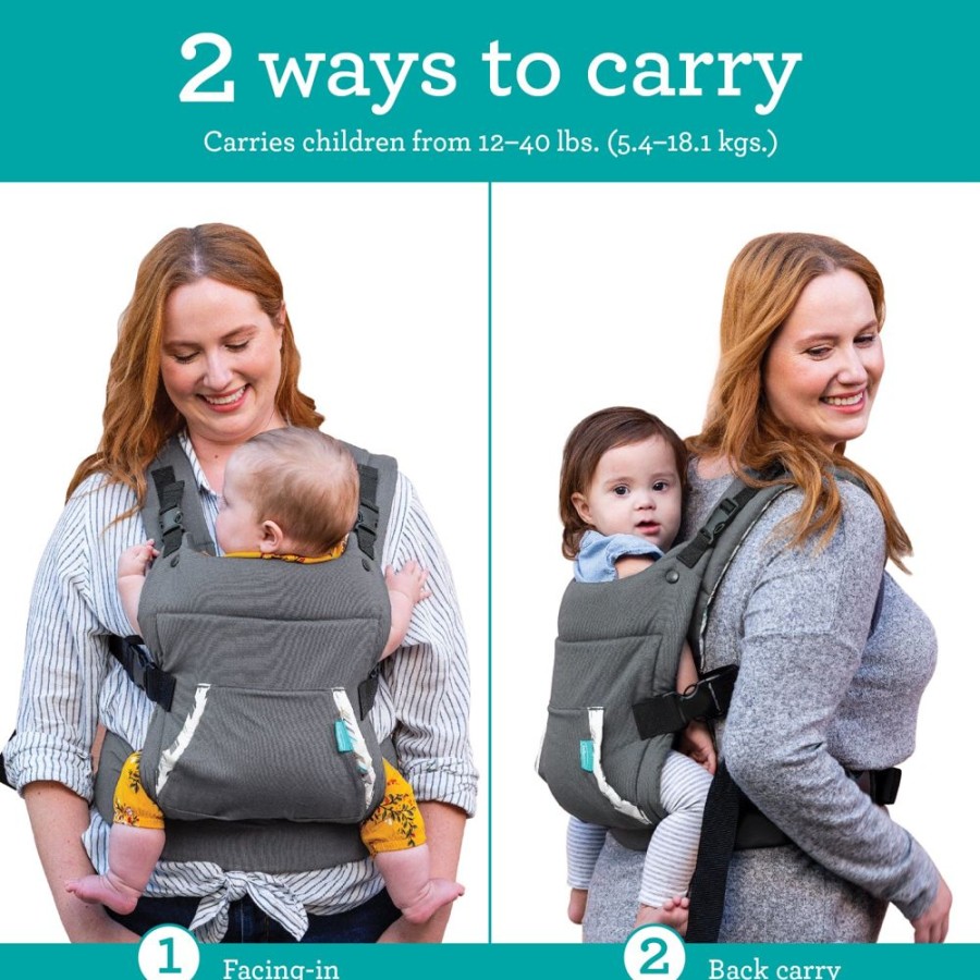 Carriers Infantino | Cuddle Up Fox Carrier And Unicorn Hood - Bundle Pack