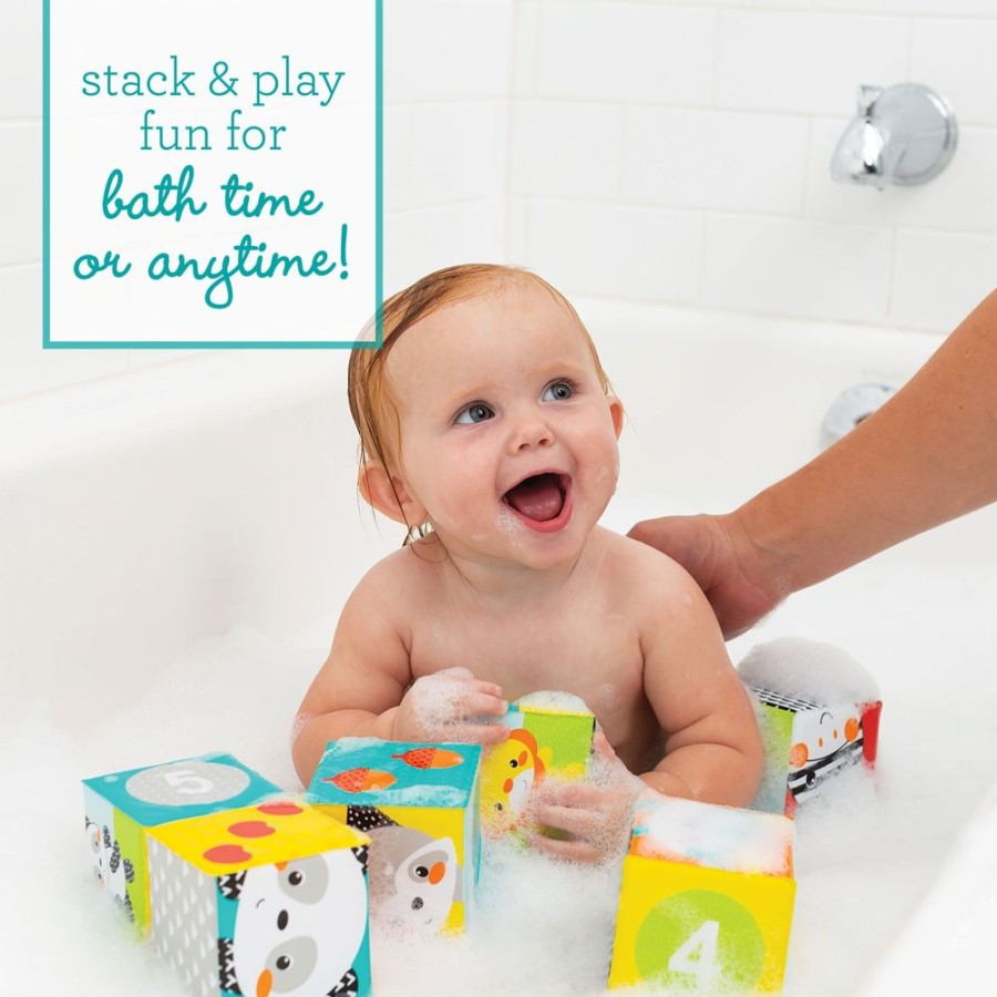 Bath Infantino | Colors & Numbers Bath Blocks