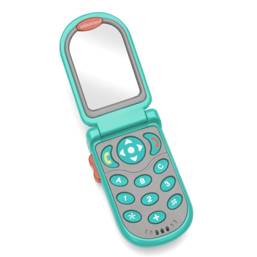 Toys Infantino | Flip And Peek Fun Phone Teal