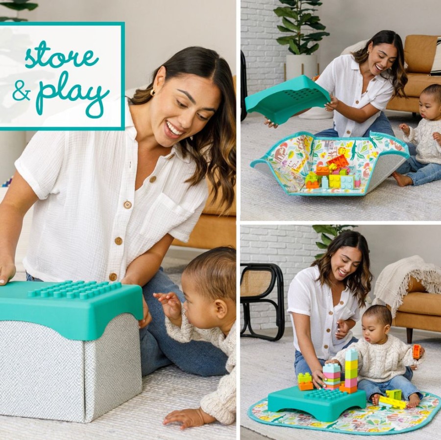 Baby Must-Haves Infantino | Super Soft 1St Building Blocks Activity Station