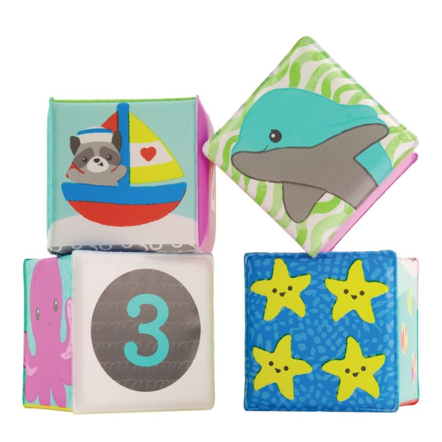 Bath Infantino | Colors & Numbers Bath Blocks