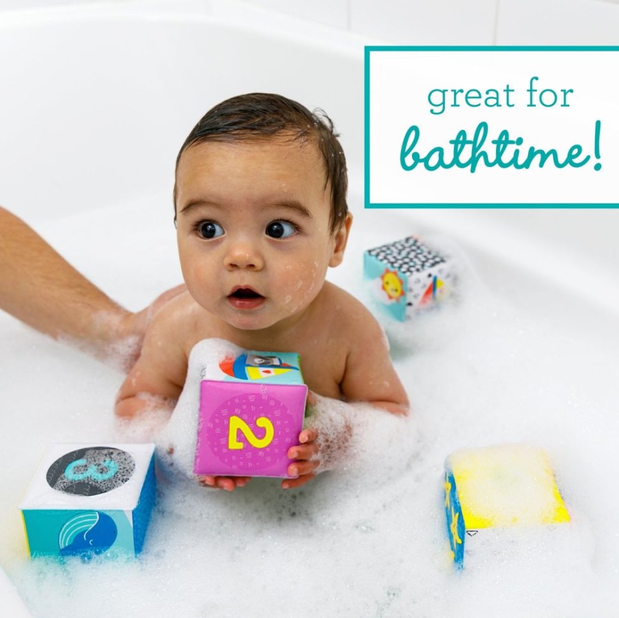 Bath Infantino | Colors & Numbers Bath Blocks