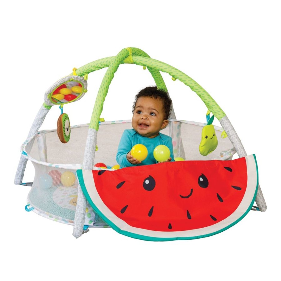 Baby Must-Haves Infantino | 4-In-1 Jumbo Activity Gym & Ball Pit, Fruit