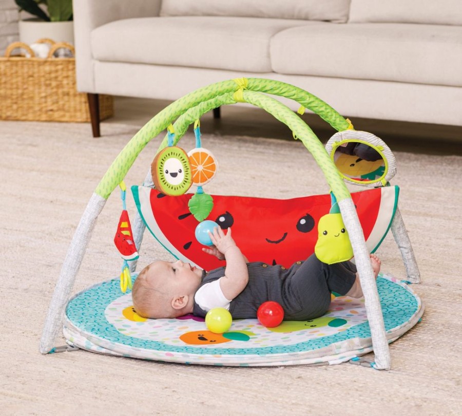 Baby Must-Haves Infantino | 4-In-1 Jumbo Activity Gym & Ball Pit, Fruit