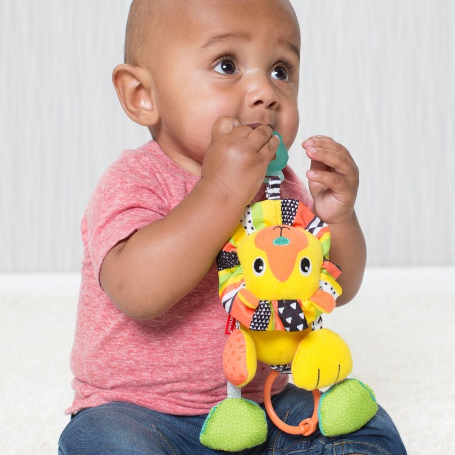 Toys Infantino | Shake & Pull Jittery Pal Lion