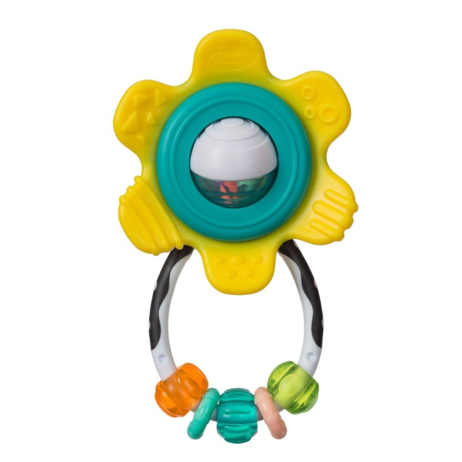 Toys Infantino | Spin & Teethe Gummy Rattle