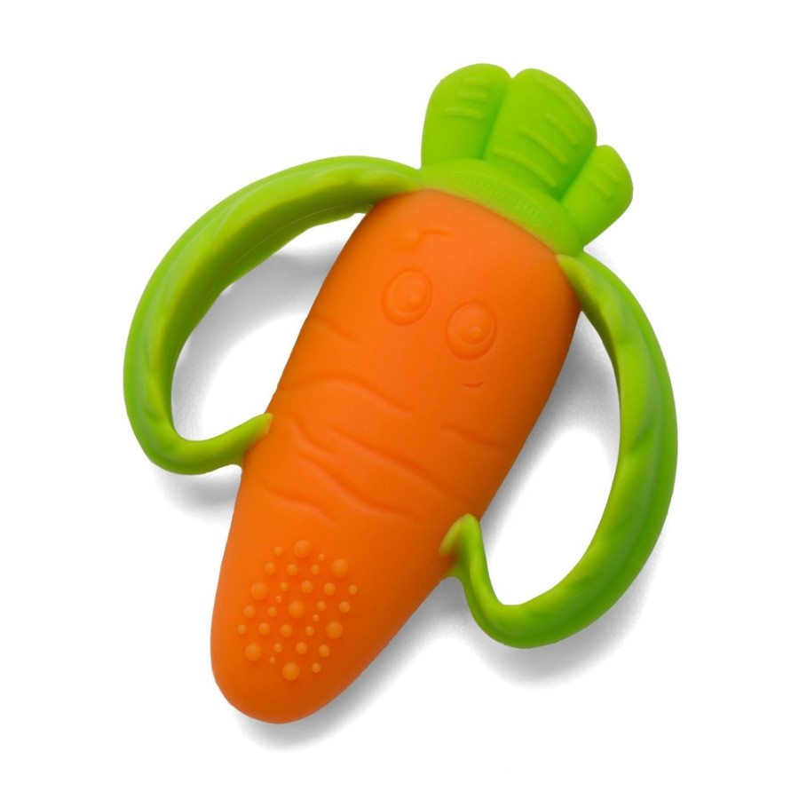 Baby Must-Haves Infantino | Lil' Nibbles Textured Carrot Teether