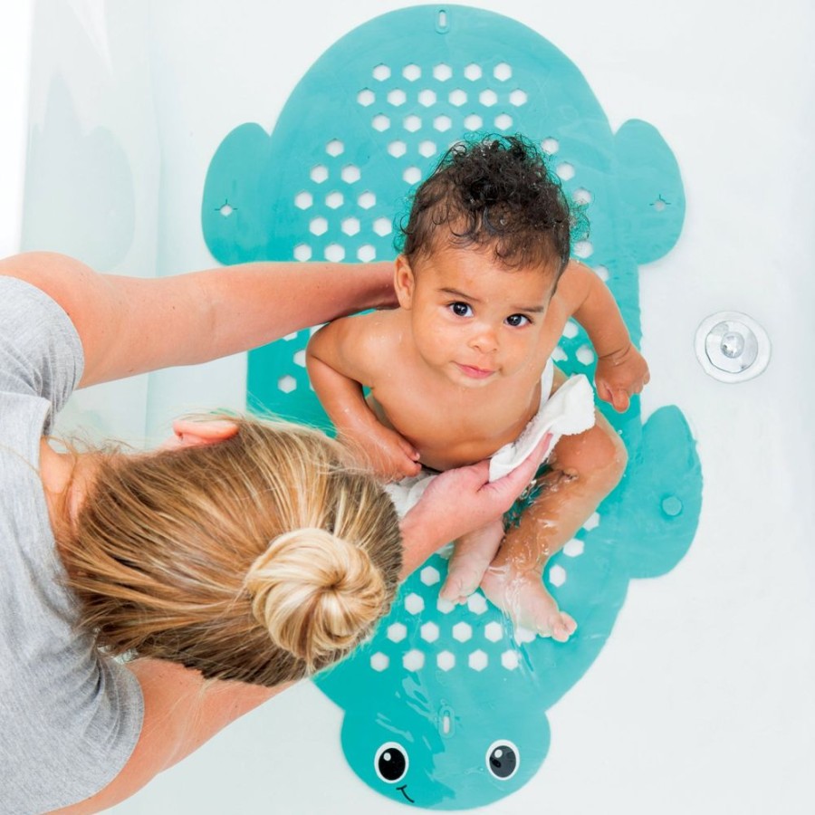 Bath Infantino | 2-In-1 Bath Mat & Storage Basket Turtle