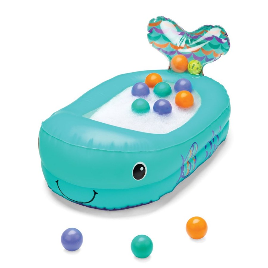 Bath Infantino | Whale Bubble Bath Inflatable Bath Tub Teal