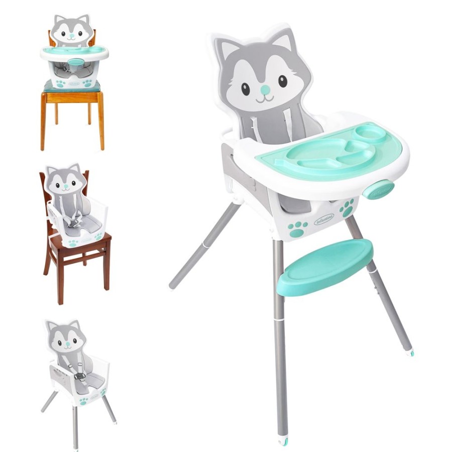 Gear Infantino | Grow-With-Me 4-In-1 Convertible High Chair - Husky