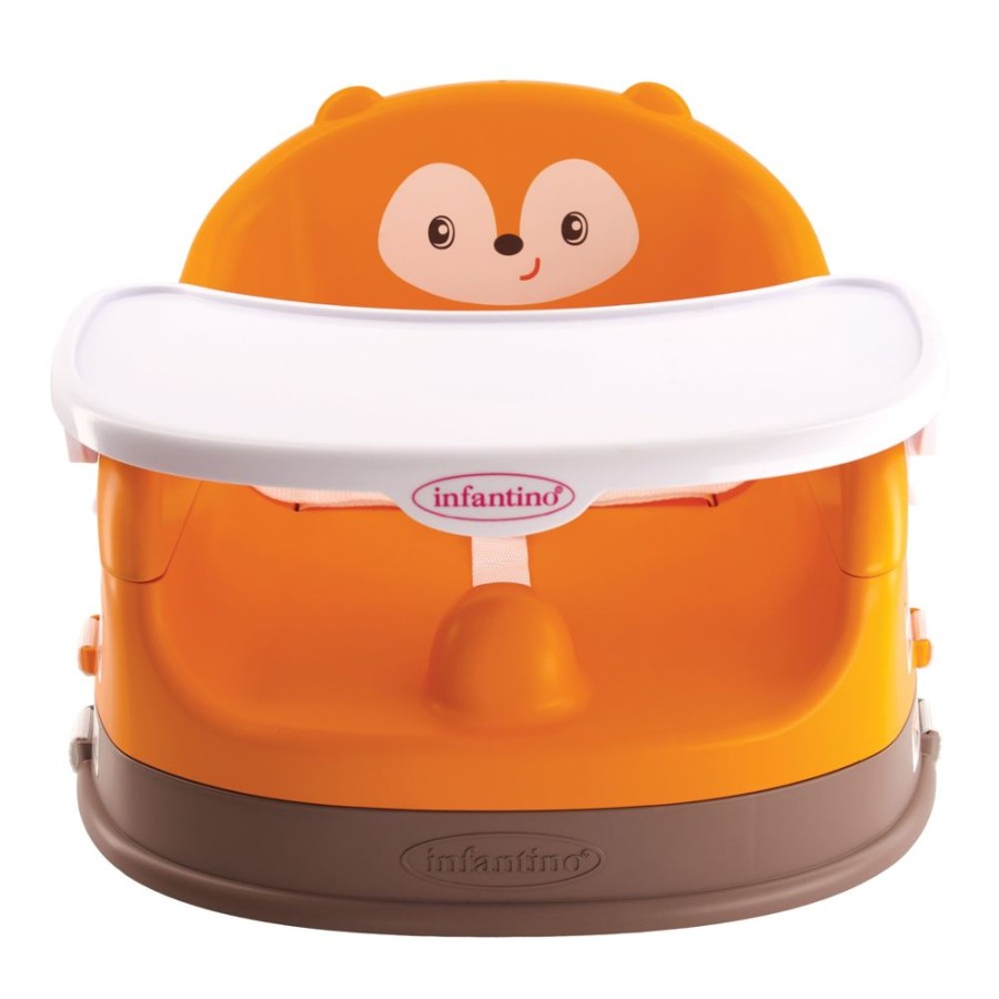 Feeding Infantino | Grow-With-Me 4-In-1 Two-Can-Dine Feeding Booster Seat, Fox